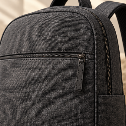 Charcoal Multi-Zip Backpack